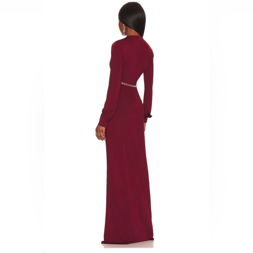 L'AGENCE Thea Twist-Front Column Dress sz 2 595$ - Picture 7 of 13